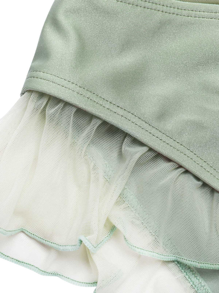 1970er Meerjungfrau Halter Bikini Set