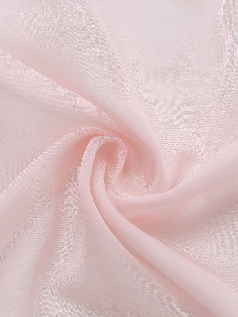 [Vorverkauf] Rosa 1930er Netz Plissiertes Spitze Taille Nachtwäsche