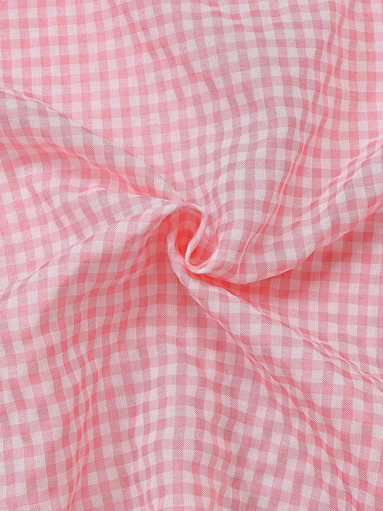 [Vorverkauf] Rosa 1950er Herz Rüschen Vichy Bogen Bänder Pyjama Set