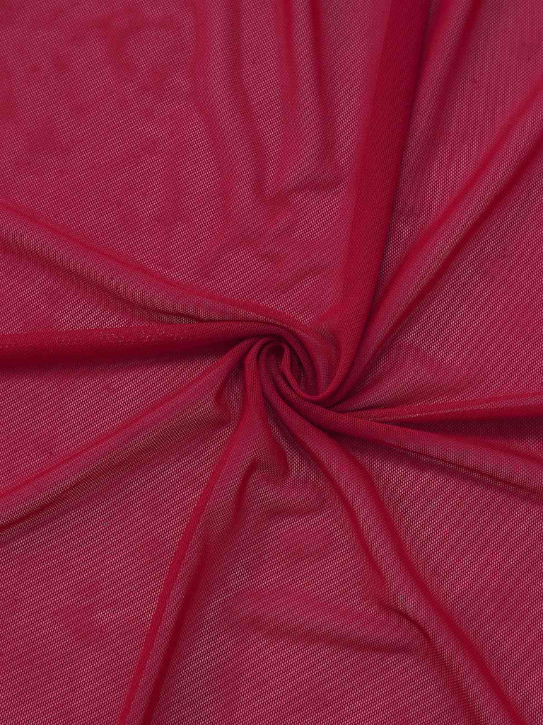 1930er Solide Netz Rüschen Kalte Schulter Schlitz Nachthemd