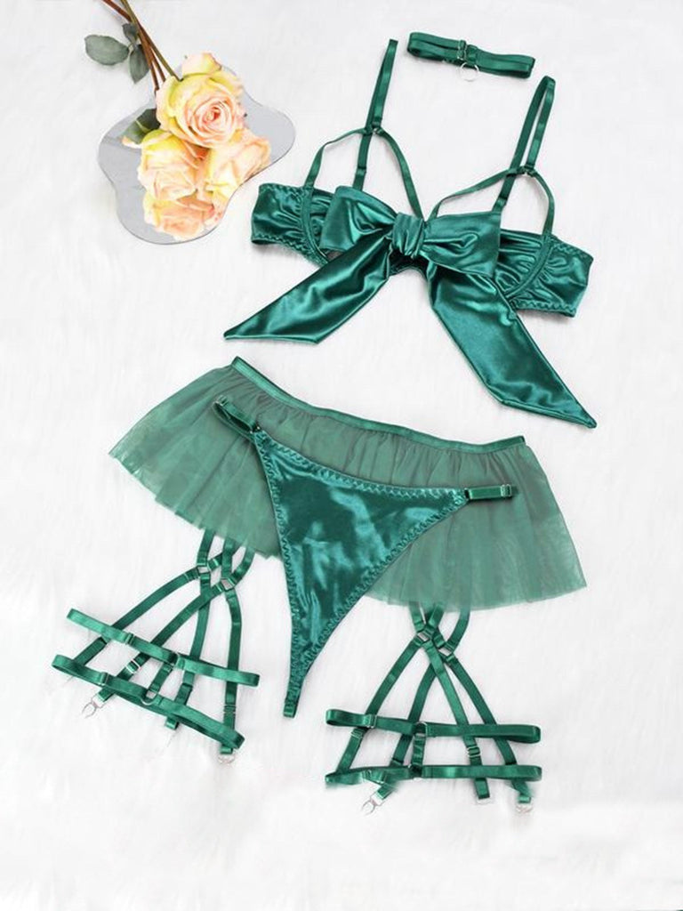 1960er Bogen Netz Patchwork  Pyjama Set