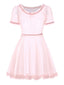 1960er Puff Netz Tutu Pyjama-Set