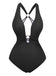 Geraffter Badeanzug mit Kordelzug aus den 1960er Jahren – Vintage-Badeanzug im Pin-up-Stil
