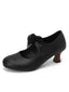 Vintage Spitze Bogen Riemchenschuhe Absatz