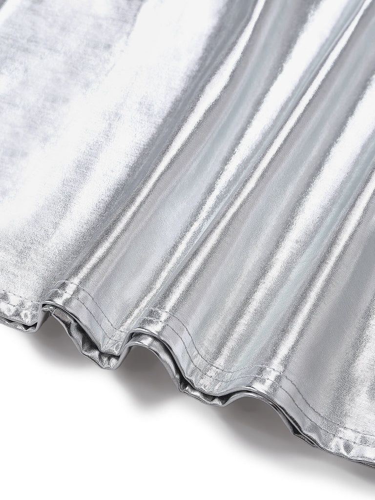 Silber 60er mit Neckholder und Metallic