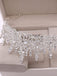 Silbernes Vintage Kronen-Haarband mit Strass