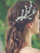 Silbere Haarspange mit Stern und Strass