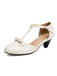 Pumps mit Schleife und Knöchelriemen