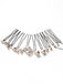 Vintage Braut-Haarnadel-Set mit Perlen