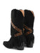 Vintage-Western-Heels aus Denim – Vintage-Schuhe, Retro-Heels