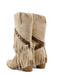 Vintage-Western-Heels aus Denim – Vintage-Schuhe, Retro-Heels