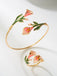 Vintage Armband mit Blumen und Ring