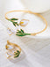 Vintage Armband mit Blumen und Ring