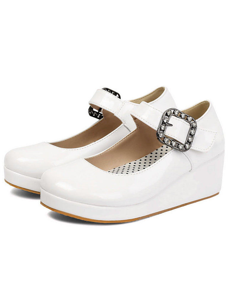 Vintage Schuhe mit Mary Jane und Schnalle