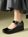 Vintage Schuhe mit Mary Jane und Schnalle