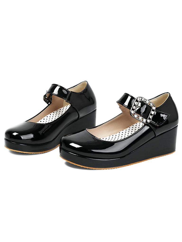 Vintage Schuhe mit Mary Jane und Schnalle