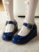 Vintage Schuhe mit Mary Jane und Schnalle