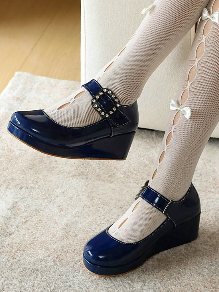 Vintage Schuhe mit Mary Jane und Schnalle