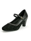 Vintage Pumps mit Spitz und Blockabsatz