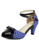 Vintage Pumps mit Polka-Dots und Schleife