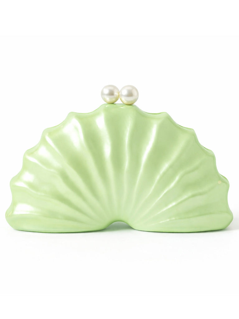 Vintage Tasche mit Perlen und Shell