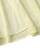 Gelbes 60er Baumwoll-Minikleid mit Puffärmel und V-Ausschnitt
