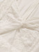 Cremefarbenes 30er Meerjungfrauenkleid mit Kappärmel und Spitze