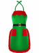 Grün 1970er Weihnachten Elf Apron Kostüm Set