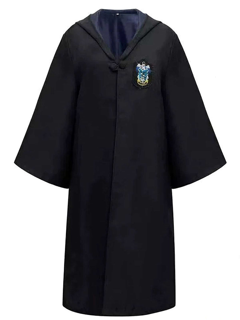 1970er Halloween Zaubererschule Kapuze Robe Kostüm Set