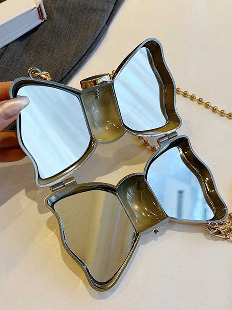 Metallisch Bogen Perlenketten Tasche