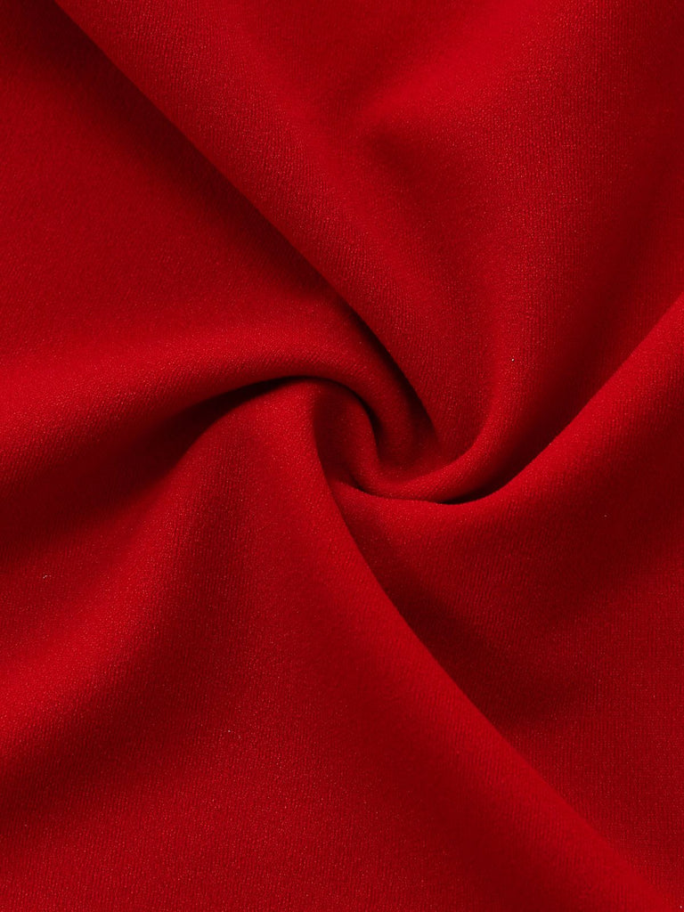 Nahaufnahme von rotem Stoff