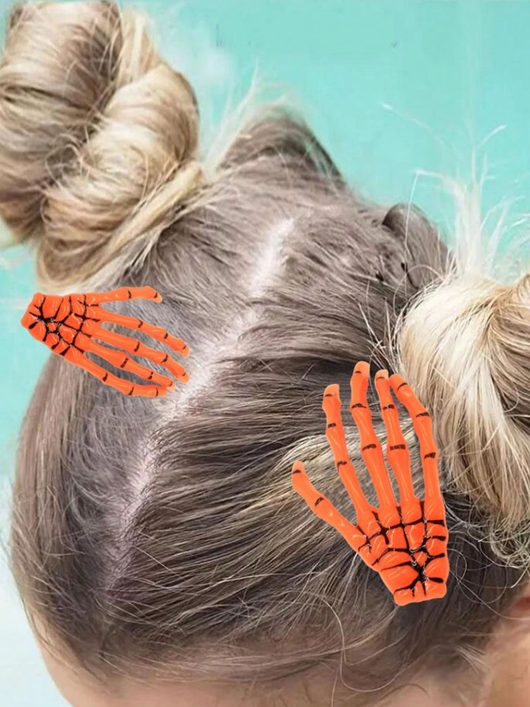 Halloween Skelett Hand Haarspange
