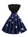 1950ER POLKA DOTS PATCHWORK SWINGKLEID