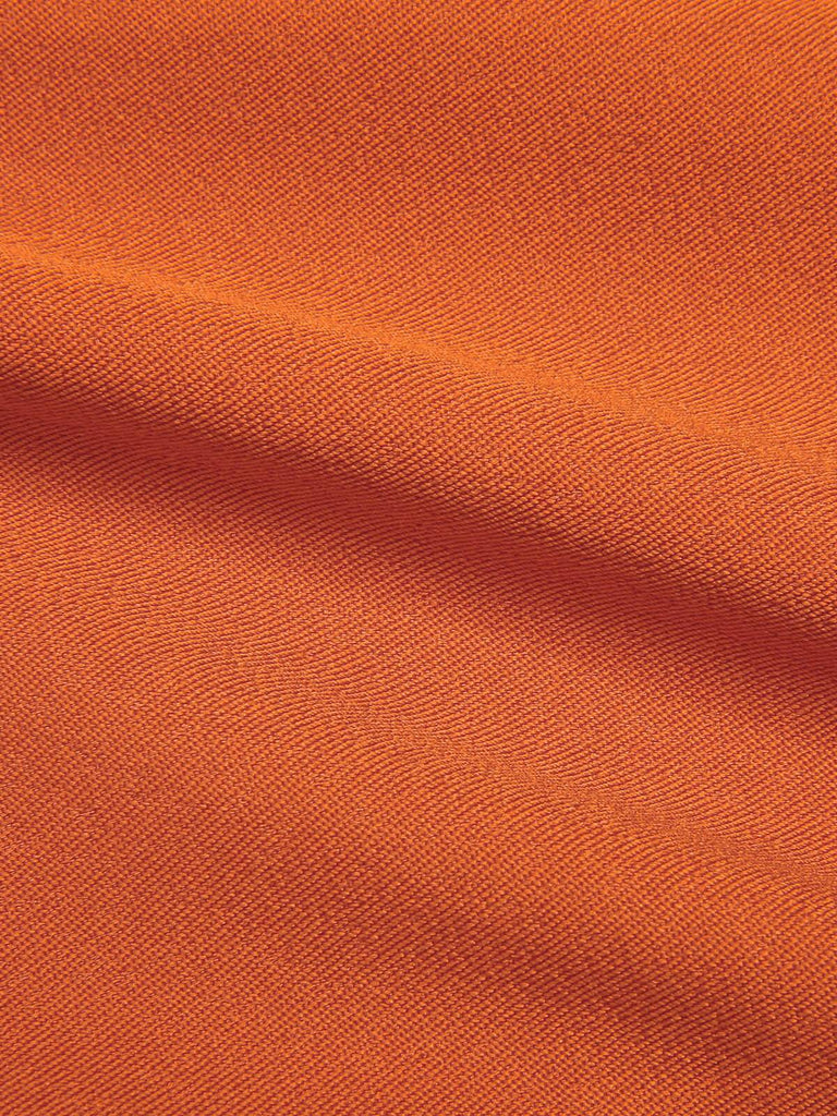 [Vorverkauf] Orangefarbener 1960er Knopf Trägerrock