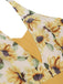 [Vorverkauf] Gelber 1950er Sonnenblumen-Strampler