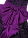 Deep Purple 1950er Halloween Fledermaus Schleife Kleid