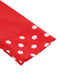 Rot 1950er Polka Dot Patchwork Fliege Kleid