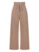 1950er Solid Hight Waist Wideleg Pants