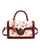 Retro Cherry Flap Crossbody Handtasche