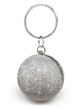 Vintage Party-Clutch mit glitzernden Kugeln