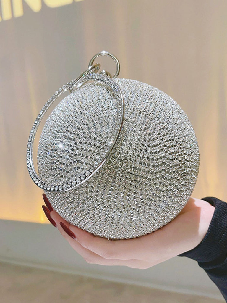 Vintage Party-Clutch mit glitzernden Kugeln