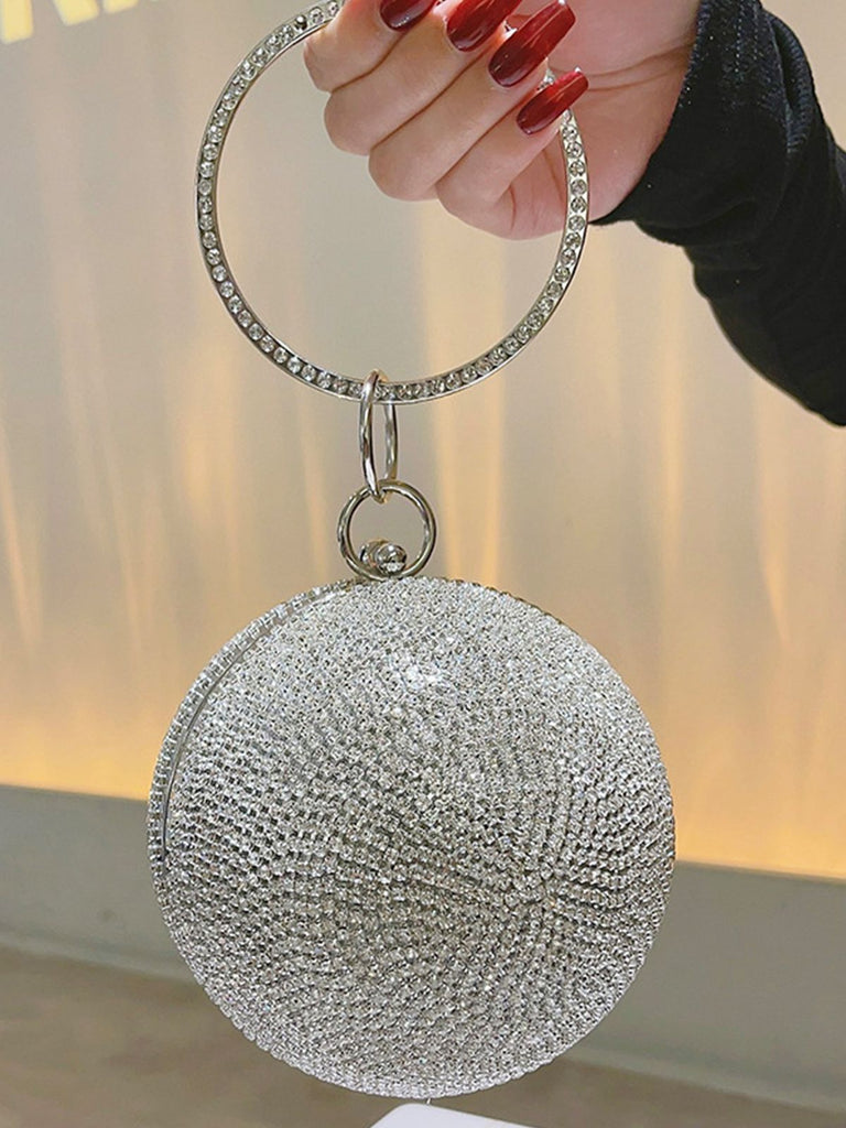 Vintage Party-Clutch mit glitzernden Kugeln