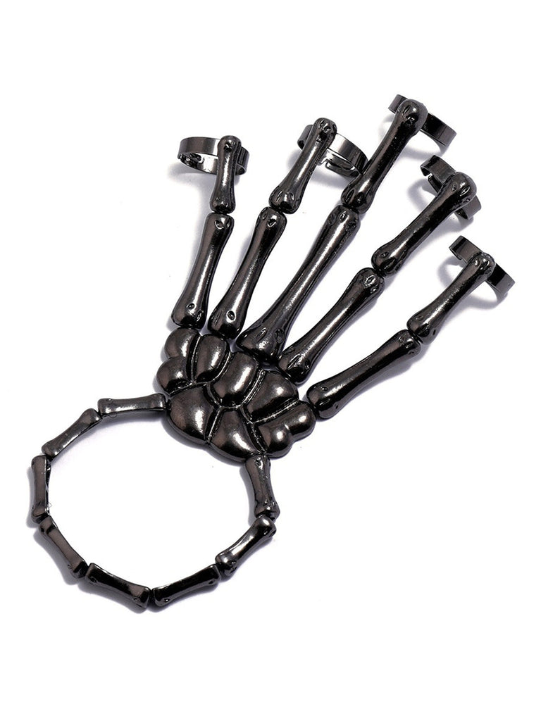 Halloween Punk Totenkopf Ring Armband