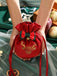 Weihnachten Bogen Glocke Dekor Kordelzug Tasche