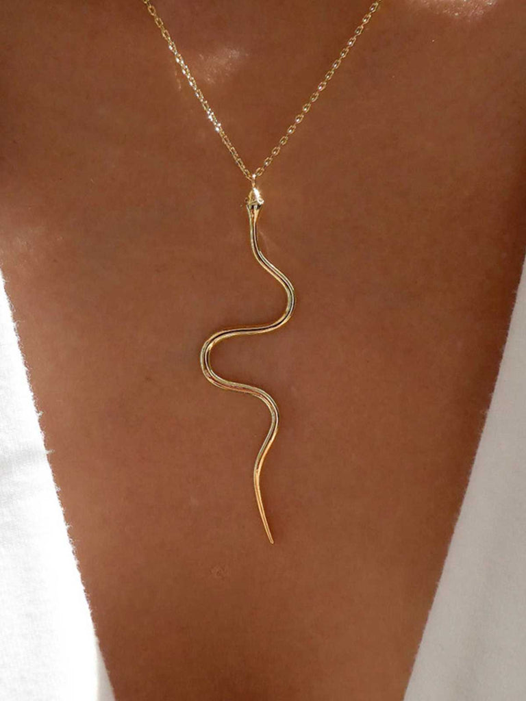 Gold Vintage Schlangen-Halskette