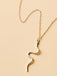 Gold Vintage Schlangen-Halskette