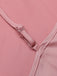 [Vorverkauf] Rosa 1960er Solide Spaghetti Träger Kleid