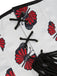 Steampunk Gothic Schmetterling Off-Shoulder Korsett