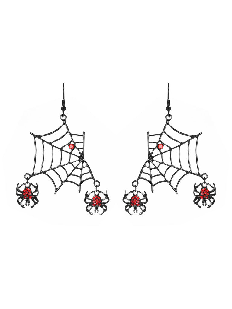 Halloween Spierweb Strass Ohrringe baumeln