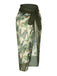 Multicolor 1960er Palm Leaf Badeanzug & Cover-Up
